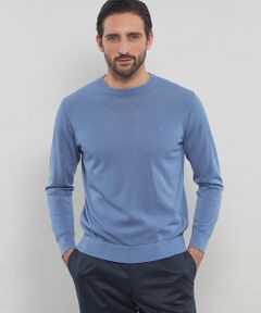 MACKINTOSH LONDON(MENS) / マッキントッシュ ロンドン 　メンズ ニット・セーター | 【WEB・一部店舗限定】ハイゲージコットンクルーネックニット