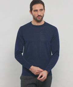 MACKINTOSH LONDON(MENS) / マッキントッシュ ロンドン 　メンズ ニット・セーター | 【WEB・一部店舗限定】ハイゲージコットンクルーネックニット