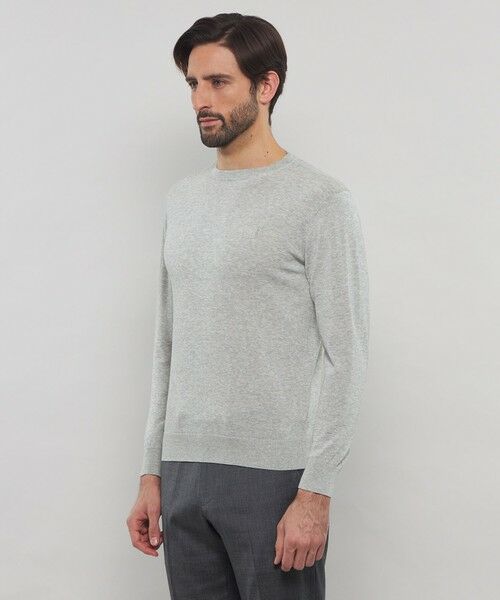 MACKINTOSH LONDON(MENS) / マッキントッシュ ロンドン メンズ ニット・セーター | 【WEB・一部店舗限定】ハイゲージコットンクルーネックニット | 詳細6
