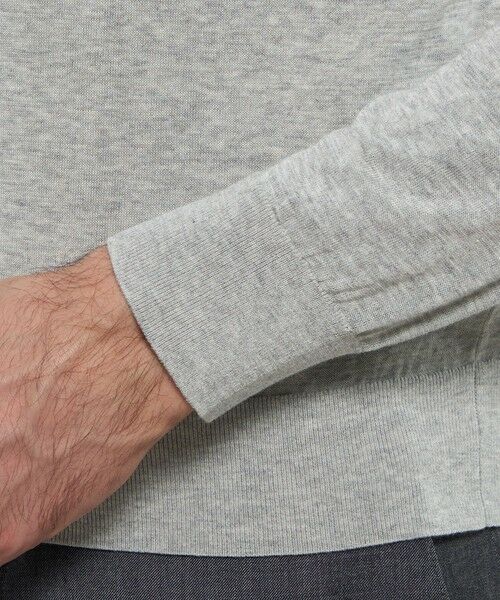 MACKINTOSH LONDON(MENS) / マッキントッシュ ロンドン メンズ ニット・セーター | 【WEB・一部店舗限定】ハイゲージコットンクルーネックニット | 詳細8