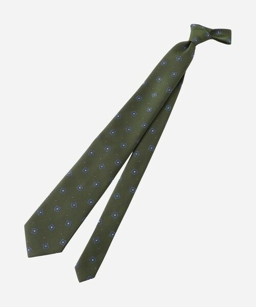 MACKINTOSH LONDON(MENS)/マッキントッシュ ロンドン メンズ 飛び小紋柄ネクタイ グリーン6 X MACKINTOSH LONDON(MENS)/マッキントッシュ ロンドン メンズ 飛び小紋柄ネクタイ グリーン6 X