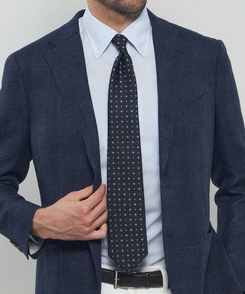 MACKINTOSH LONDON(MENS) / マッキントッシュ ロンドン 　メンズ ネクタイ | 花小紋柄ネクタイ | 詳細1