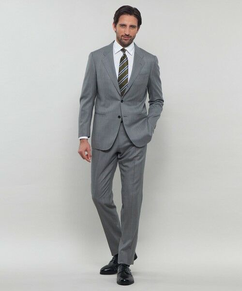 MACKINTOSH LONDON(MENS) / マッキントッシュ ロンドン 　メンズ ネクタイ | ツイルストライプ柄ネクタイ | 詳細2