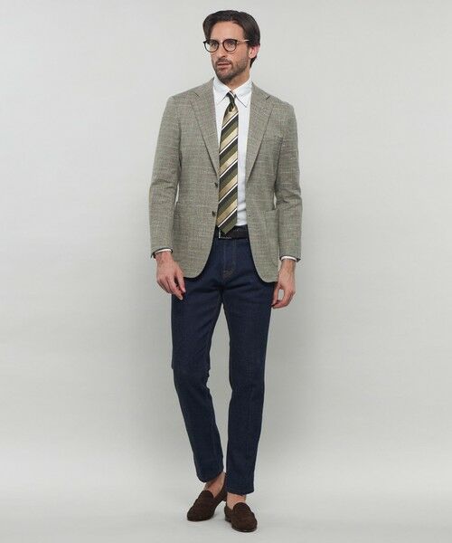 MACKINTOSH LONDON(MENS) / マッキントッシュ ロンドン 　メンズ ネクタイ | サテンストライプ柄ネクタイ | 詳細2