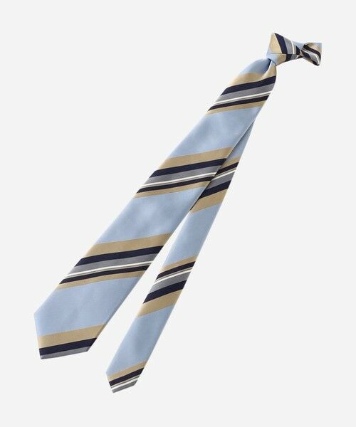 MACKINTOSH LONDON(MENS)/マッキントッシュ ロンドン メンズ サテンストライプネクタイ ブルー4 X MACKINTOSH LONDON(MENS)/マッキントッシュ ロンドン メンズ サテンストライプネクタイ ブルー4 X