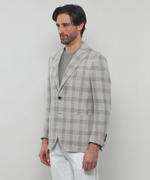 極美品✨マッキントッシュロンドン サマーツイード ジャケット シアサッカー L セール】 【NEW BRIDGE】【Di Fabio/ディ・ファビオ】サマー