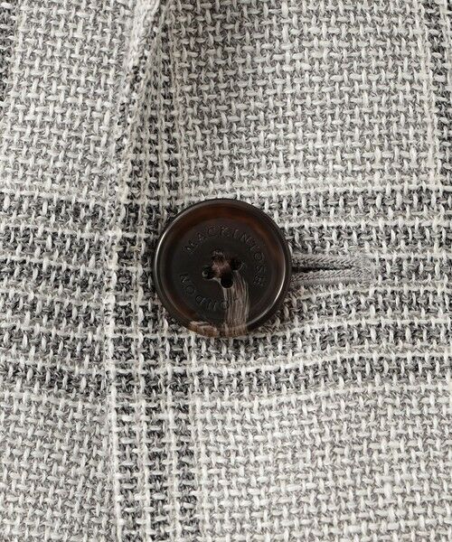 MACKINTOSH LONDON(MENS) / マッキントッシュ ロンドン 　メンズ その他アウター | 【NEW BRIDGE】【Di Fabio/ディ・ファビオ】サマーツイードチェックジャケット | 詳細9