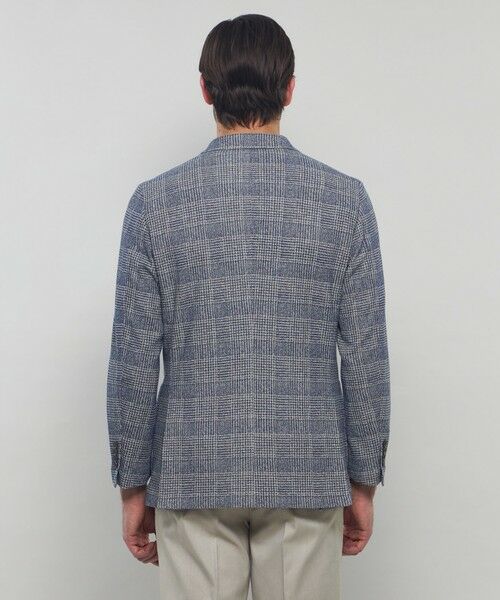 MACKINTOSH LONDON(MENS) / マッキントッシュ ロンドン メンズ ノーカラージャケット | 【FLEX JERSEY】【LANIFICIO ROMA/ラニフィーチョ ローマ】グレンチェックジャケット | 詳細4