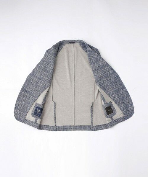 MACKINTOSH LONDON(MENS) / マッキントッシュ ロンドン メンズ ノーカラージャケット | 【FLEX JERSEY】【LANIFICIO ROMA/ラニフィーチョ ローマ】グレンチェックジャケット | 詳細9