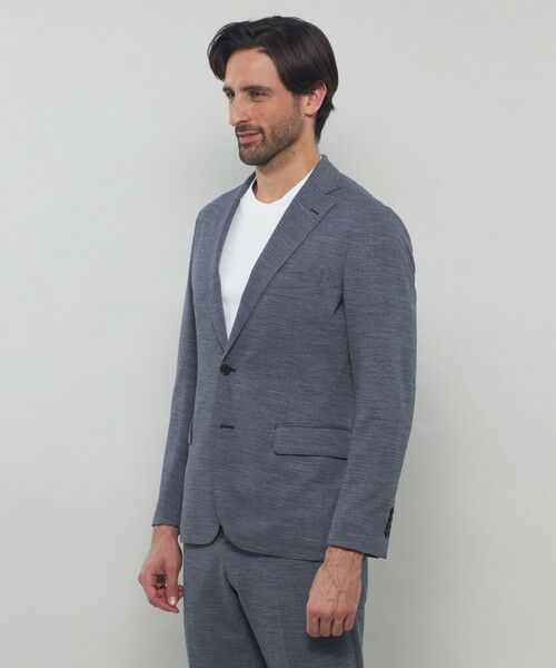 MACKINTOSH LONDON(MENS) / マッキントッシュ ロンドン メンズ ノーカラージャケット | 【FLEX JERSEY】サマーウールジャージーセットアップジャケット | 詳細4