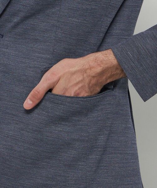 MACKINTOSH LONDON(MENS) / マッキントッシュ ロンドン メンズ ノーカラージャケット | 【FLEX JERSEY】サマーウールジャージーセットアップジャケット | 詳細7