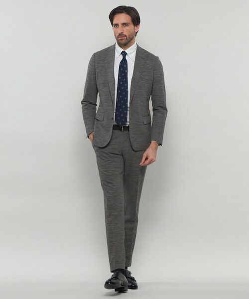 MACKINTOSH LONDON(MENS) / マッキントッシュ ロンドン メンズ ノーカラージャケット | 【FLEX JERSEY】サマーウールジャージーセットアップジャケット | 詳細1