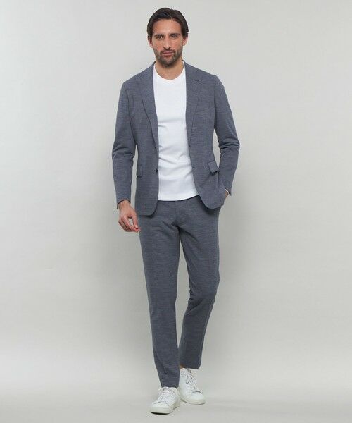 MACKINTOSH LONDON(MENS) / マッキントッシュ ロンドン メンズ ノーカラージャケット | 【FLEX JERSEY】サマーウールジャージーセットアップジャケット | 詳細2