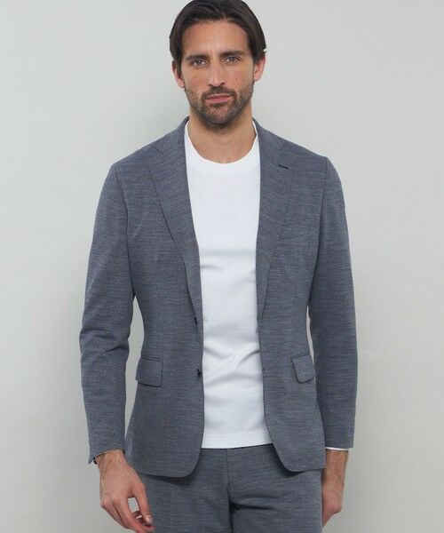 MACKINTOSH LONDON(MENS)/マッキントッシュ ロンドン メンズ 【FLEX JERSEY】サマーウールジャージーセットアップジャケット ブルー4 36 MACKINTOSH LONDON(MENS)/マッキントッシュ ロンドン メンズ 【FLEX JERSEY】サマーウールジャージーセットアップジャケット ブルー4 36