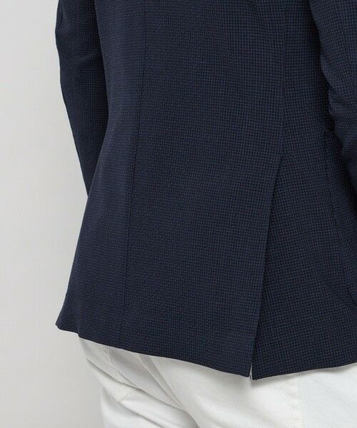 MACKINTOSH LONDON(MENS) / マッキントッシュ ロンドン 　メンズ ノーカラージャケット | 【WEB・一部店舗限定】【REDA/レダ】マイクロチェックジャケット | 詳細8