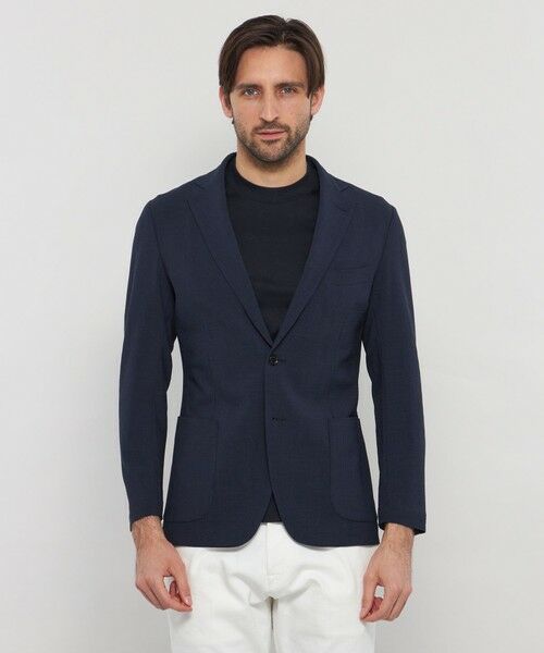 MACKINTOSH LONDON(MENS) / マッキントッシュ ロンドン 　メンズ ノーカラージャケット | 【WEB・一部店舗限定】【REDA/レダ】マイクロチェックジャケット | 詳細3