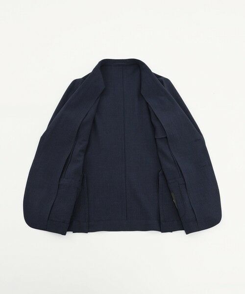 MACKINTOSH LONDON(MENS) / マッキントッシュ ロンドン 　メンズ ノーカラージャケット | 【WEB・一部店舗限定】【REDA/レダ】マイクロチェックジャケット | 詳細10