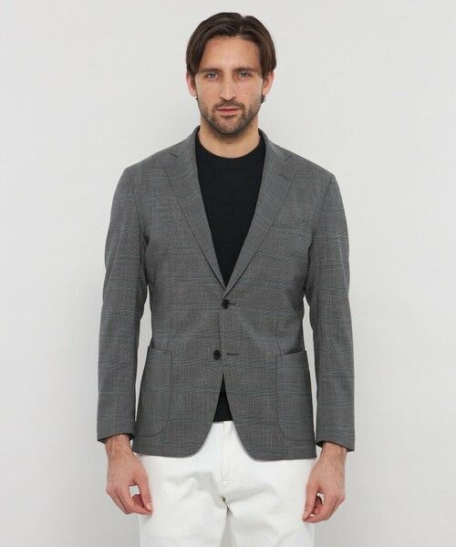 MACKINTOSH LONDON(MENS) / マッキントッシュ ロンドン 　メンズ ノーカラージャケット | 【WEB・一部店舗限定】【REDA/レダ】グレンチェックジャケット | 詳細3