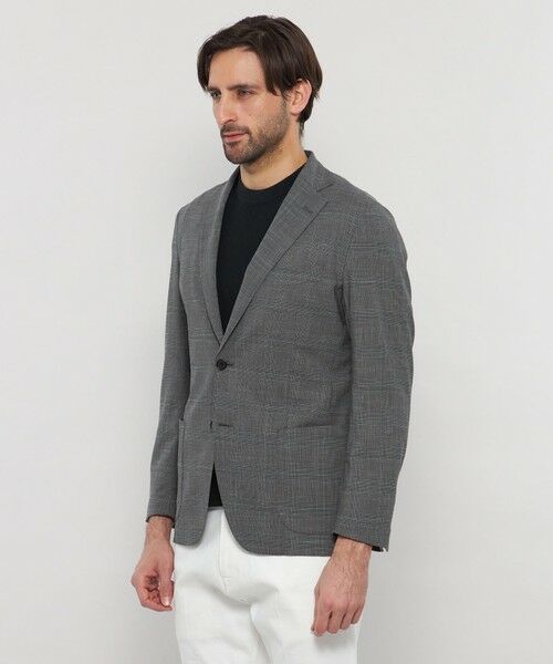 MACKINTOSH LONDON(MENS) / マッキントッシュ ロンドン メンズ ノーカラージャケット | 【WEB・一部店舗限定】【REDA/レダ】グレンチェックジャケット | 詳細4