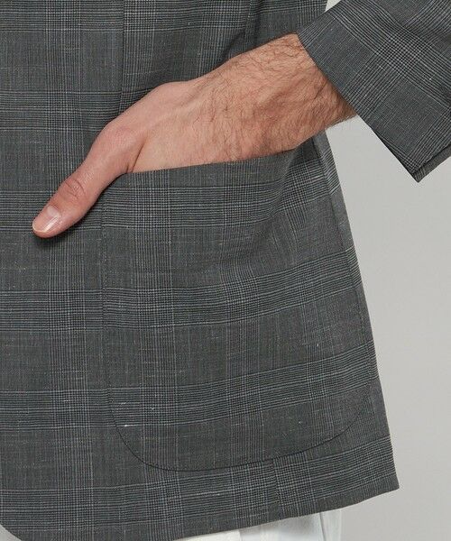 MACKINTOSH LONDON(MENS) / マッキントッシュ ロンドン メンズ ノーカラージャケット | 【WEB・一部店舗限定】【REDA/レダ】グレンチェックジャケット | 詳細7