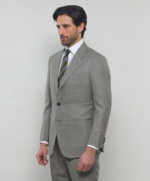 【美品】マッキントッシュロンドン テーラードジャケット ウール グレー XL マッキントッシュ ロンドン MACKINTOSH LONDON テーラード