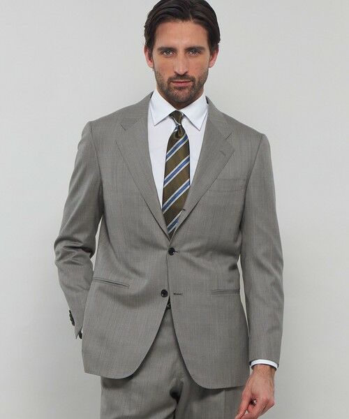 MACKINTOSH LONDON(MENS)/マッキントッシュ ロンドン メンズ ウールシルク シャークスキンスーツ グレー系1 36 MACKINTOSH LONDON(MENS)/マッキントッシュ ロンドン メンズ ウールシルク シャークスキンスーツ グレー系1 36