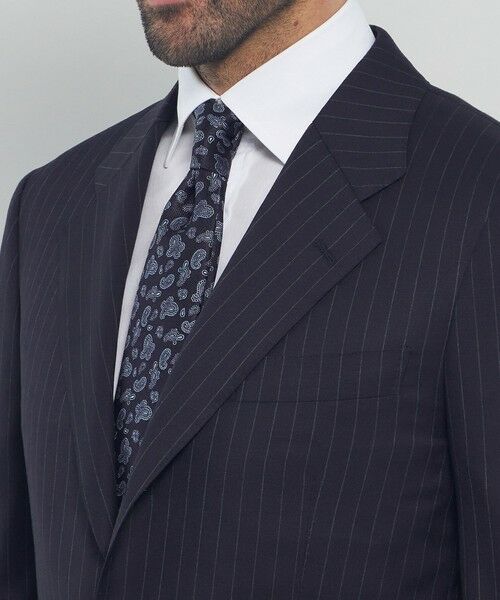 MACKINTOSH LONDON(MENS) / マッキントッシュ ロンドン 　メンズ セットアップ | ウールシルク チョークストライプスーツ | 詳細5