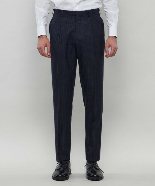 MACKINTOSH LONDON(MENS) / マッキントッシュ ロンドン 　メンズ セットアップ | ウールシルク チョークストライプスーツ | 詳細10