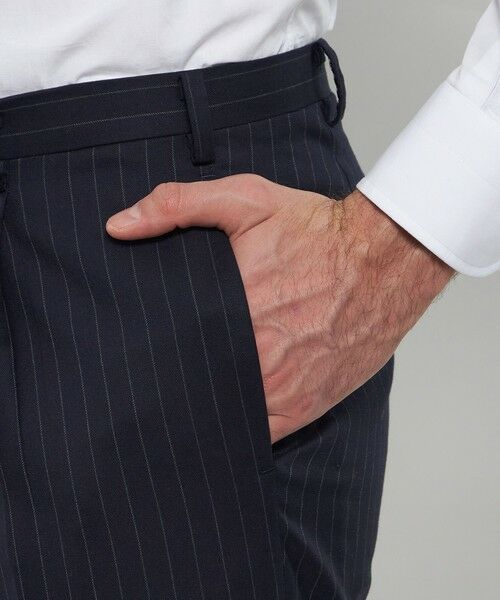 MACKINTOSH LONDON(MENS) / マッキントッシュ ロンドン 　メンズ セットアップ | ウールシルク チョークストライプスーツ | 詳細13