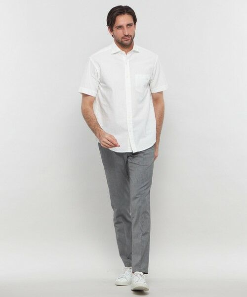 MACKINTOSH LONDON(MENS) / マッキントッシュ ロンドン メンズ シャツ・ブラウス | 【WEB・一部店舗限定】シアサッカーワイドカラーシャツ | 詳細1