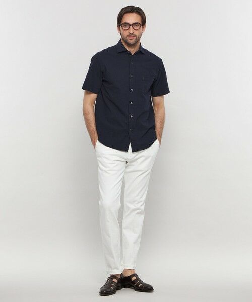 MACKINTOSH LONDON(MENS) / マッキントッシュ ロンドン メンズ シャツ・ブラウス | 【WEB・一部店舗限定】シアサッカーワイドカラーシャツ | 詳細2