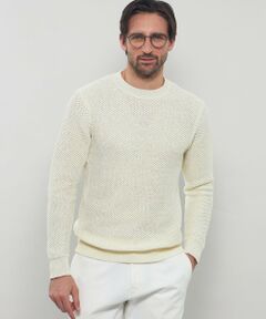 MACKINTOSH LONDON(MENS) / マッキントッシュ ロンドン 　メンズ ニット・セーター | ギマコットンクルーネックニット