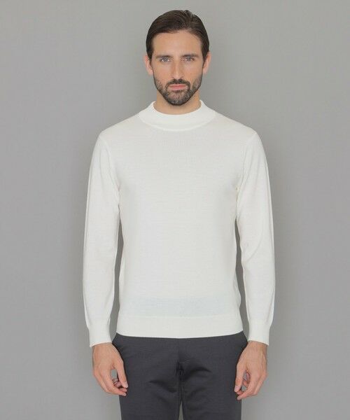 MACKINTOSH LONDON(MENS) / マッキントッシュ ロンドン メンズ ニット・セーター | 【WEB・一部店舗限定】ハイゲージ天竺モックネックニット | 詳細3