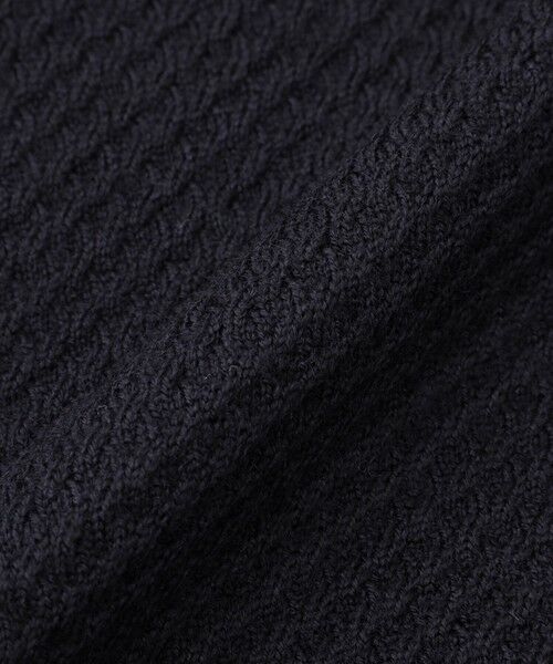 MACKINTOSH LONDON(MENS) / マッキントッシュ ロンドン 　メンズ ニット・セーター | 【WEB・一部店舗限定】ハイゲージケーブルフルジップアップニット | 詳細9