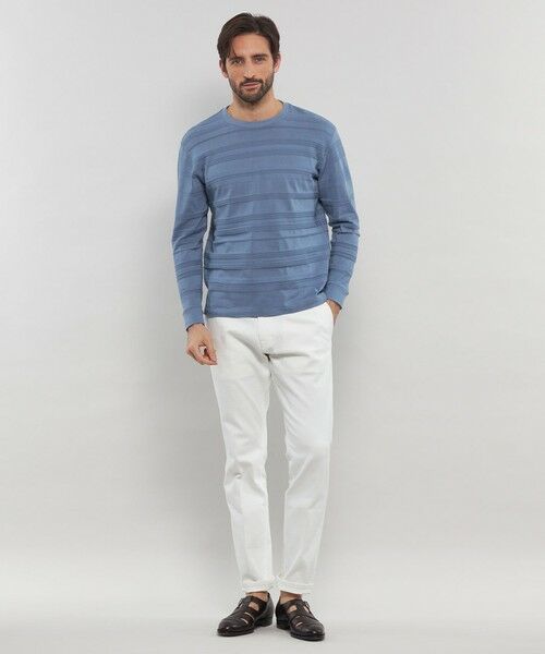 MACKINTOSH LONDON(MENS) / マッキントッシュ ロンドン メンズ カットソー | リンクスボーダーロングスリーブTシャツ | 詳細3