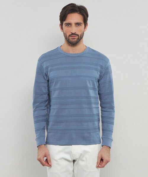 MACKINTOSH LONDON(MENS) / マッキントッシュ ロンドン メンズ カットソー | リンクスボーダーロングスリーブTシャツ | 詳細4