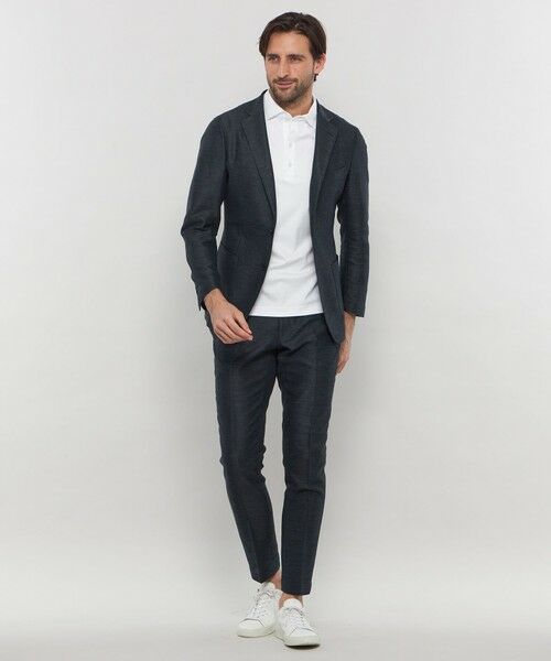 MACKINTOSH LONDON(MENS) / マッキントッシュ ロンドン メンズ ノーカラージャケット | 【BREASY JACKET】LENO CLOTH セットアップジャケット | 詳細3