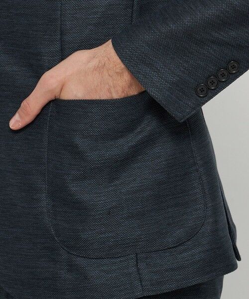 MACKINTOSH LONDON(MENS) / マッキントッシュ ロンドン メンズ ノーカラージャケット | 【BREASY JACKET】LENO CLOTH セットアップジャケット | 詳細9