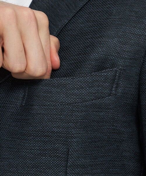 MACKINTOSH LONDON(MENS) / マッキントッシュ ロンドン メンズ ノーカラージャケット | 【BREASY JACKET】LENO CLOTH セットアップジャケット | 詳細8