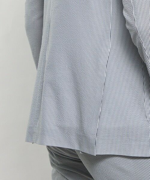 セール】 【LEON掲載】【BREASY JACKET】DOT AIR シアサッカー