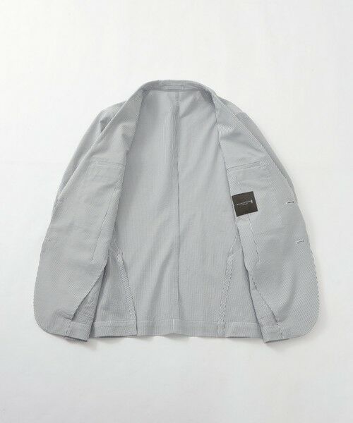 セール】 【LEON掲載】【BREASY JACKET】DOT AIR シアサッカー