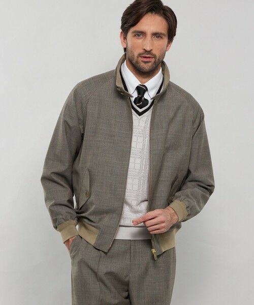 MACKINTOSH LONDON(MENS)/マッキントッシュ ロンドン メンズ 【DORMEUIL/ドーメル】【SUPER LITE TONIK】ハリントンジャケット ブラウン6 38 MACKINTOSH LONDON(MENS)/マッキントッシュ ロンドン メンズ 【DORMEUIL/ドーメル】【SUPER LITE TONIK】ハリントンジャケット ブラウン6 38