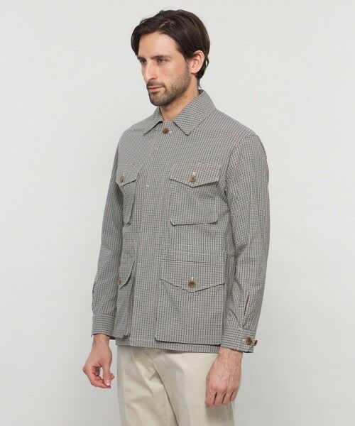 MACKINTOSH LONDON(MENS) / マッキントッシュ ロンドン 　メンズ ブルゾン | ファティーグシャツジャケット | 詳細4