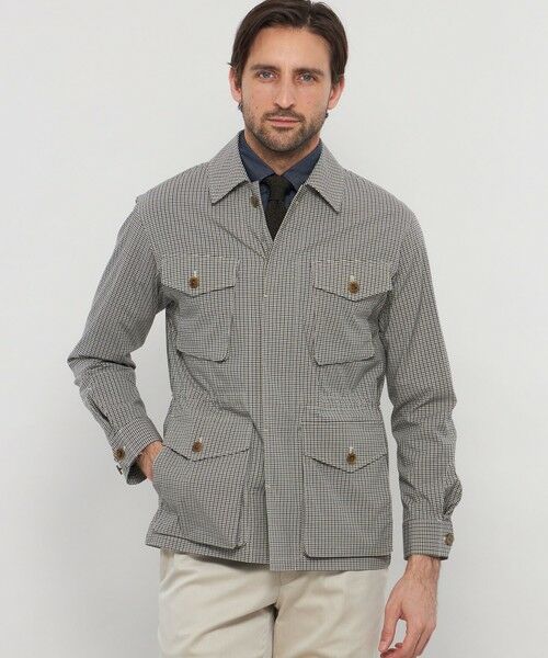 MACKINTOSH LONDON(MENS)/マッキントッシュ ロンドン メンズ ファティーグシャツジャケット ブルー5 38 MACKINTOSH LONDON(MENS)/マッキントッシュ ロンドン メンズ ファティーグシャツジャケット ブルー5 38