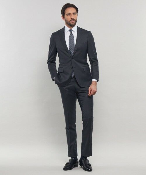 MACKINTOSH LONDON(MENS) / マッキントッシュ ロンドン メンズ セットアップ | 【NEW BRIDGE】【LoroPiana Fabric】ピンドットスーツ | 詳細1