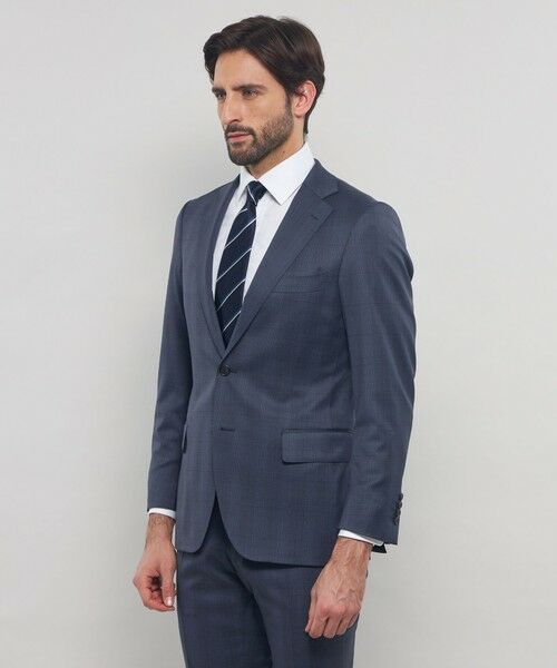 MACKINTOSH LONDON(MENS) / マッキントッシュ ロンドン メンズ セットアップ | 【NEW BRIDGE】【LoroPiana Fabric】グレンチェックスーツ | 詳細3