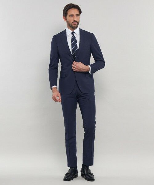 MACKINTOSH LONDON(MENS) / マッキントッシュ ロンドン メンズ セットアップ | 【NEW BRIDGE】Super110's ピンドットスーツ | 詳細1