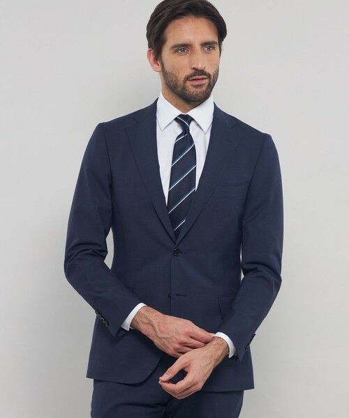 MACKINTOSH LONDON(MENS)/マッキントッシュ ロンドン メンズ 【NEW BRIDGE】Super110's ピンドットスーツ ネイビー 38 MACKINTOSH LONDON(MENS)/マッキントッシュ ロンドン メンズ 【NEW BRIDGE】Super110's ピンドットスーツ ネイビー 38