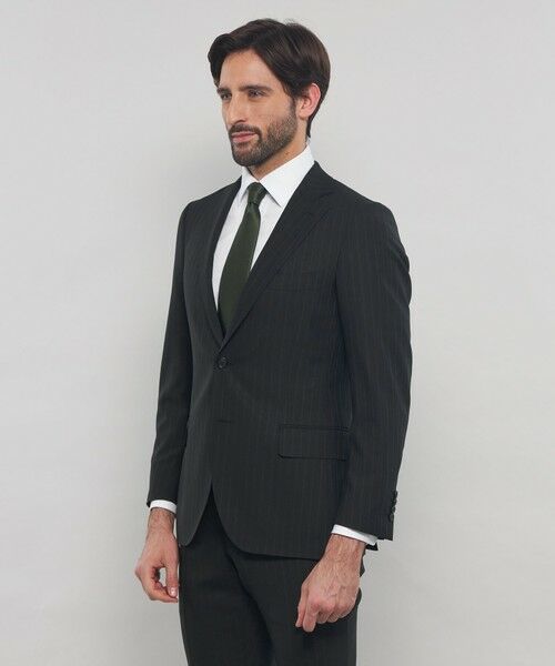 MACKINTOSH LONDON(MENS) / マッキントッシュ ロンドン 　メンズ セットアップ | 【NEW BRIDGE】Super110's コンビネーションストライプ | 詳細3