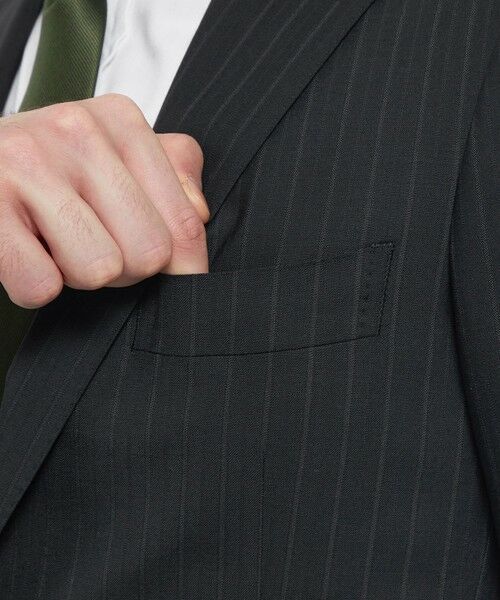 MACKINTOSH LONDON(MENS) / マッキントッシュ ロンドン 　メンズ セットアップ | 【NEW BRIDGE】Super110's コンビネーションストライプ | 詳細6